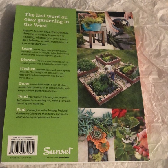 New Sunset Western Garden Book The 20 Minute Gardener. Projects, Plants, Designs - Picture 2 of 12